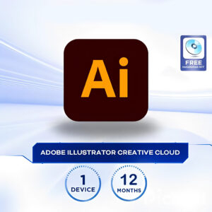 Adobe Illustrator Creative Cloud – 100GB Cloud Storage (1 Device / 12 Month) – Email Delivery - Image 1