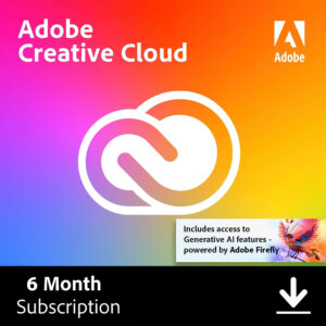 Adobe Creative Cloud All Apps – 100GB Cloud Storage (1 Device / 6 Month) – Email Delivery - Image 1