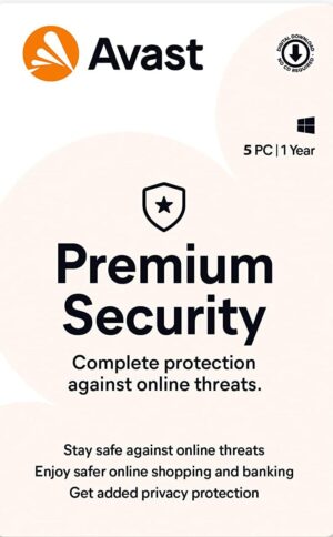 Avast Premium Security 5 Devices 1 Year Windows/Mac/Android/iOS (Email Delivery) (Global Code) - Image 1