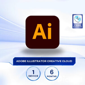 Adobe Illustrator Creative Cloud – 100GB Cloud Storage (1 Device / 6 Month) – Email Delivery - Image 1