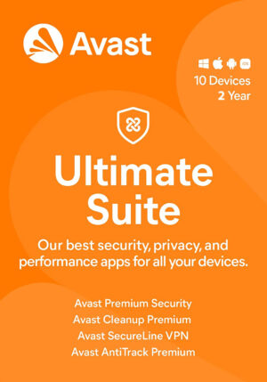 Avast Ultimate Suite 10 Devices 2 Years Windows/Mac/Android/iOS (Email Delivery) (Global Code) - Image 1