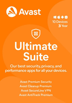 Avast Ultimate Suite 10 Devices 3 Years Windows/Mac/Android/iOS (Email Delivery) (Global Code) - Image 1