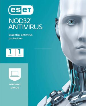 Eset NOD32 Antivirus 1 Device 1 Year Windows/Mac/Android/iOS (Digital Delivery) - Image 1