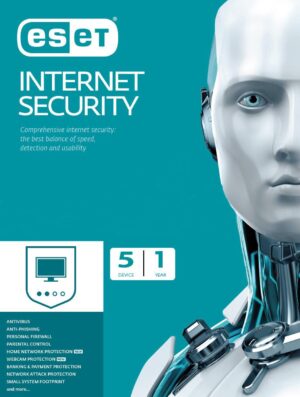 ESET Internet Security 5 Devices 1 Year Windows/Mac/Android/iOS (Email Delivery) - Image 1