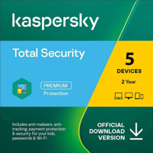 Kaspersky Total Security 5 Devices 2 Year Windows/Mac/Android/iOS (Digital Delivery) - Image 1