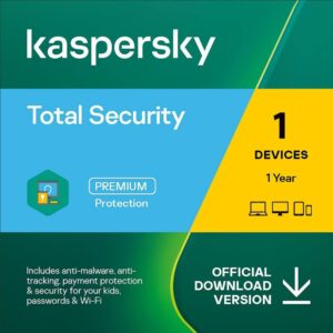 Kaspersky Total Security 1 Device 1 Year Windows/Mac/Android/iOS (Email Delivery) - Image 1