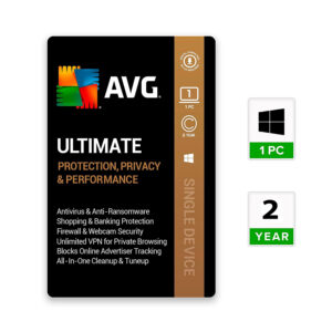 AVG Ultimate Multi-Device 1 Device 2 Year Windows/Mac/Android/iOS (Digital Delivery) (Global Key) - Image 1