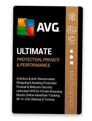 AVG Ultimate Multi-Device 2 Devices 2 Year Windows/Mac/Android/iOS (Digital Delivery) (Global Key) - Image 1