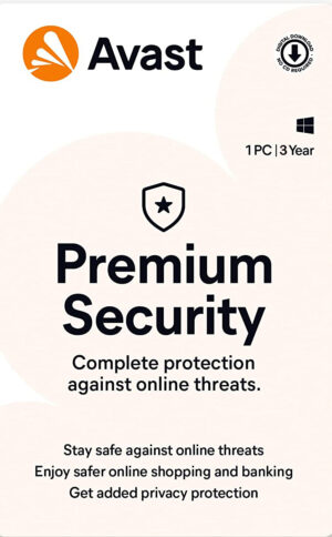 Avast Premium Security 1 Device 3 Years Windows/Mac/Android/iOS (Email Delivery) (Global Code) - Image 1